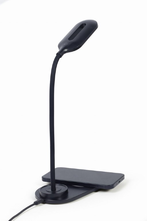 GEMBIRD Bezdrátová QI nabíječka,  10W,  s LED lampičkou,  černá3 