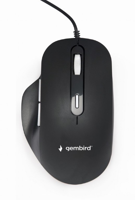 GEMBIRD myš MUS-6B-02,  drátová,  optická,  USB,  podsvícená,  černá1 