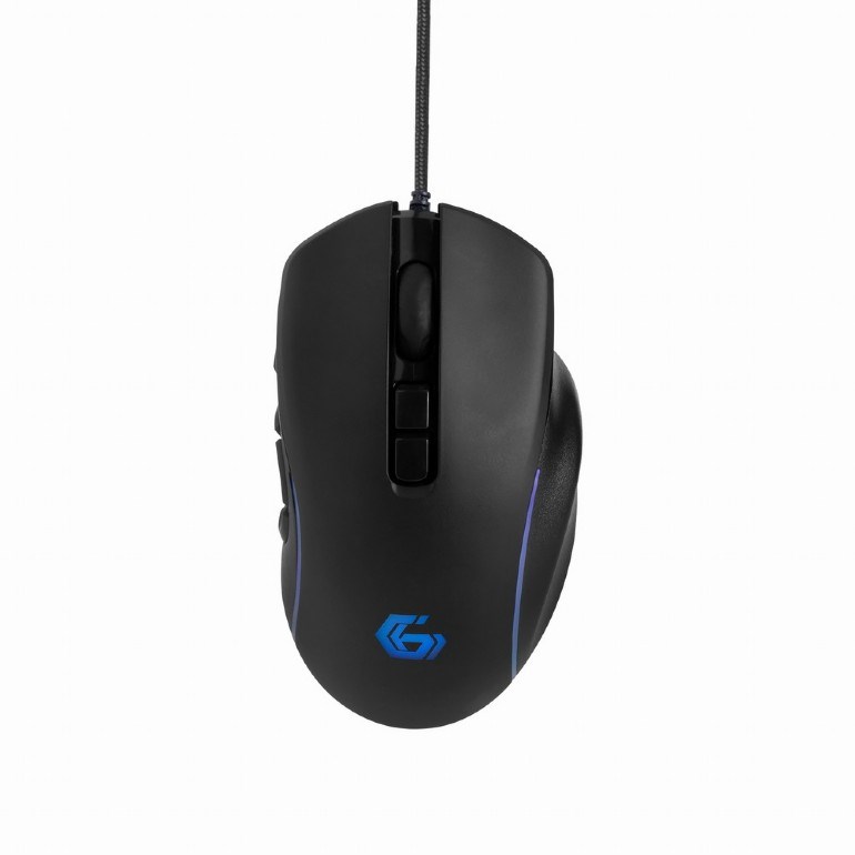 GEMBIRD myš RAGNAR RX500,  podsvícená,  6 tlačítek,  černá,  7200DPI,   USB1 