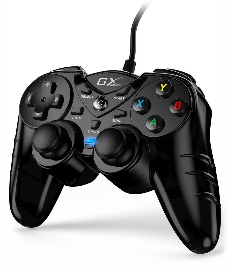GENIUS gamepad GX Gaming GX-17UV/  drátový/  USB/  vibrační/  pro PC a PS30 