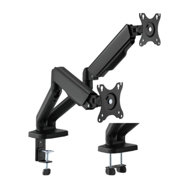 Držák monitoru Brateck LDT46-C024E dvě ramena vedle sebe mechanická pružina0 