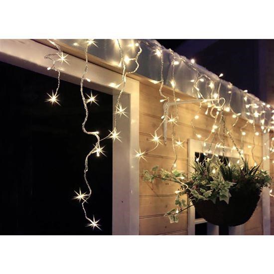 Solight LED vánoční závěs, 360 LED,  9m x 0, 7m,  přívod 6m,  venkovní,  teplé bílé světlo3 