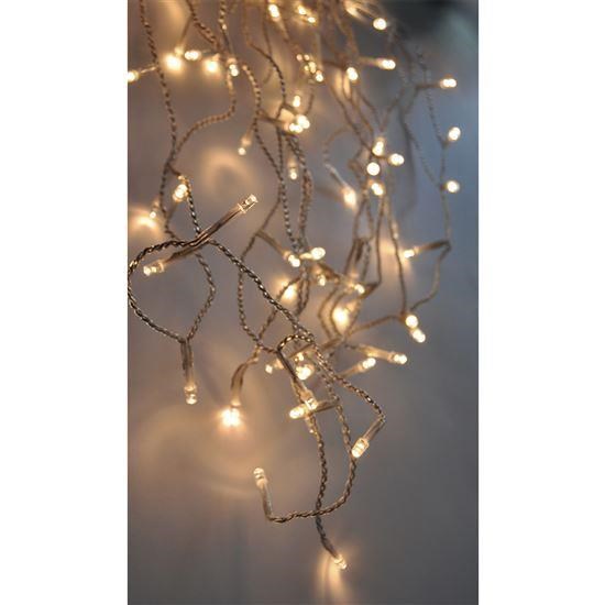 Solight LED vánoční závěs, 360 LED,  9m x 0, 7m,  přívod 6m,  venkovní,  teplé bílé světlo1 