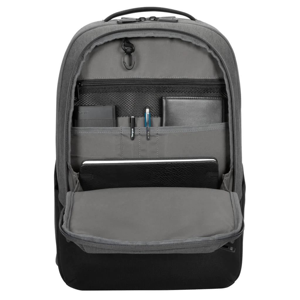 Targus® 15.6” Cypress™ Hero Backpack with Find My® Locator - Grey2 
