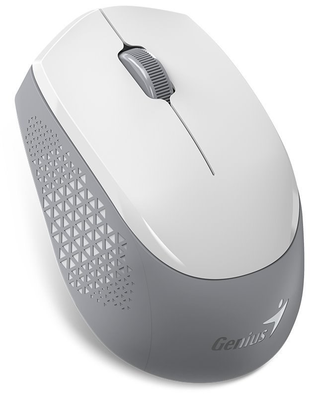 GENIUS myš NX-8000S BT/  duální Bluetooth + 2, 4GHz/  1200 dpi/  bezdrátová/  tichá/  bílošedá0 