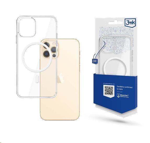 3mk ochranný kryt Magcase pro Apple iPhone 12 /  12 Pro,  čirá0 