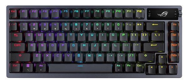 ASUS klávesnice ROG AZOTH,  mechanická,  Bluetooth,  US,  černá4 