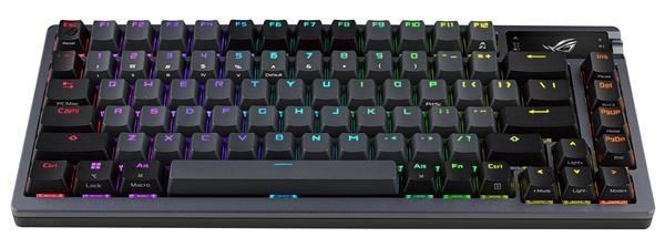 ASUS klávesnice ROG AZOTH,  mechanická,  Bluetooth,  US,  černá7 
