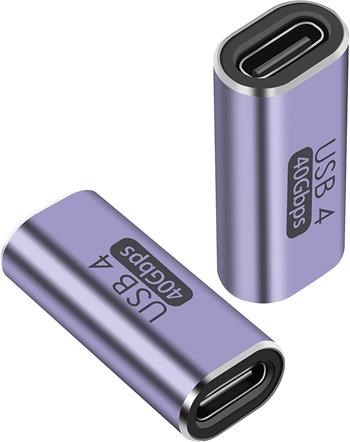 PremiumCord USB-C F/ USB-C F spojka, 40 Gbps