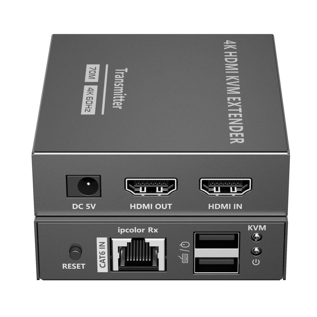 PREMIUMCORD HDMI 2.0 KVM extender Ultra HD 4kx2k@60Hz na 70m s přenosem USB0 