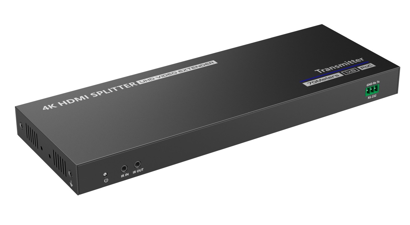 PREMIUMCORD HDMI 1-8 splitter+extender po CAT6/ 6a/ 7,  UHD 4K@30Hz až na 70m2 