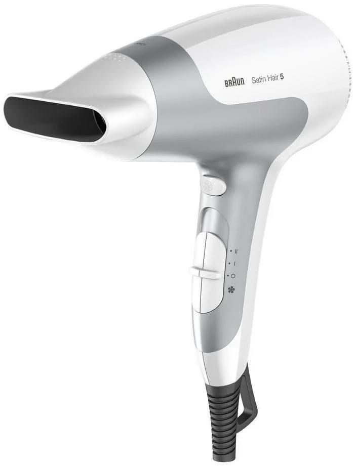 Braun Satin Hair 5 HD580 fén,  2500 W,  2 rychlosti,  3 teploty,  závěsné očko,  bílý0 