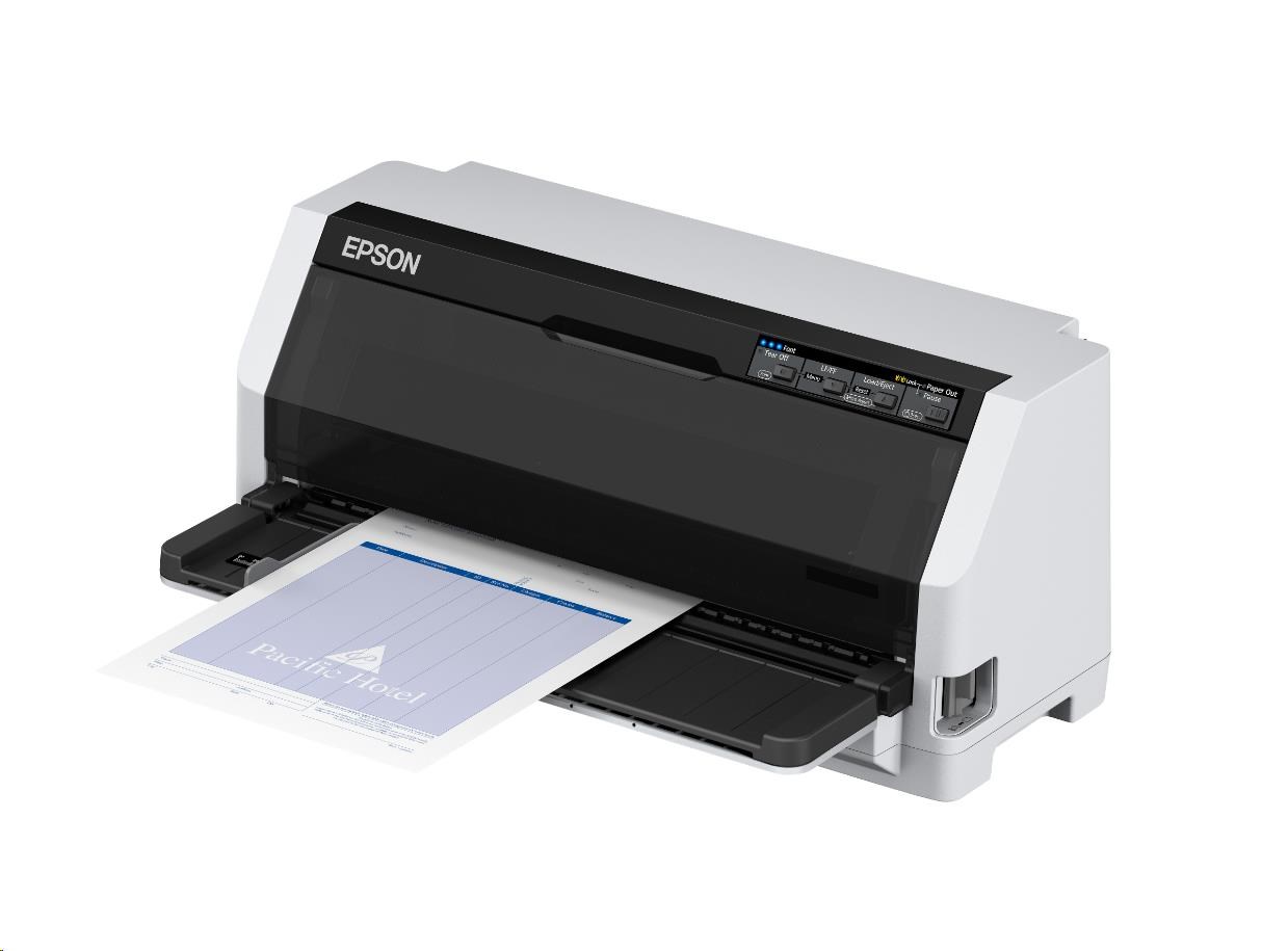 EPSON tiskárna jehličková LQ-690IIN,  24 jehliček,  USB,  LAN2 