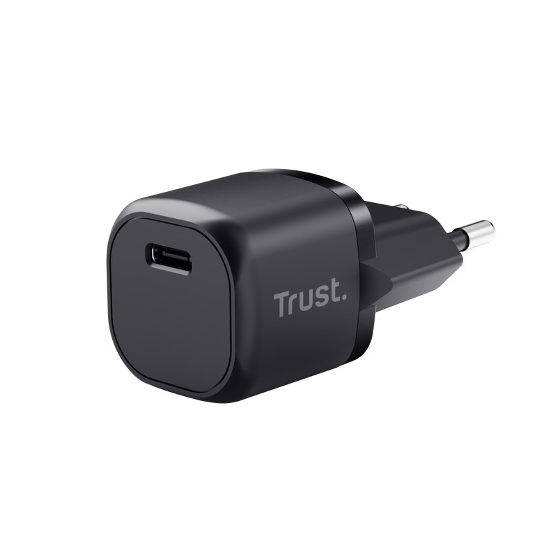 TRUST nabíječka 20W Maxo,  USB-C,  Nabíječka do zdi,  černá2 