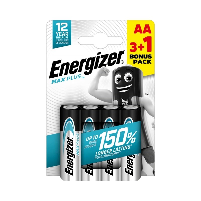Energizer LR6/ 4 Max Plus AA 3+1 zdarma0 