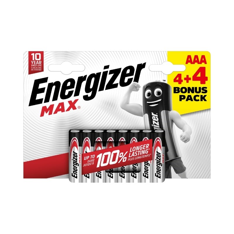 Energizer LR03/8 Max AAA 4+4 zdarma0 