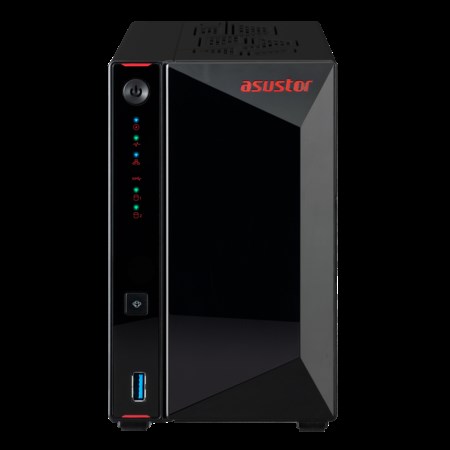 Asustor Nimbustor 2 Gen2 AS5402T 2 Bay NAS,  Quad-Core 2.0GHz CPU,  Dual 2.5GbE Ports,  4GB DDR4,  Four M.2 SSD Slots (Diskl0 