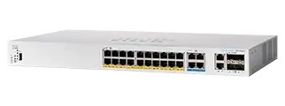 Cisco switch CBS350-24MGP-4X-EU (20xGbE,4x2,5GbE,2x10GbE/SFP+ combo,2xSFP+,24xPoE+,4xPoE++,375W) - REFRESH0 