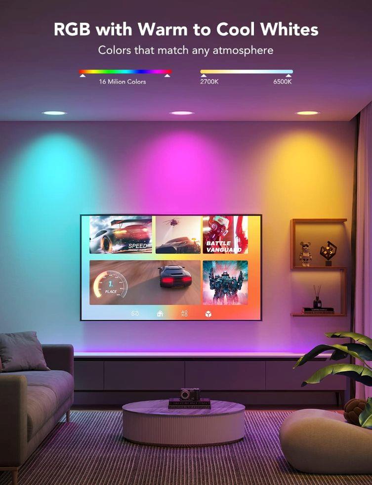 Govee Podhledové 12cm LED světlo RGBWW Smart 850lm - 2 ks2 