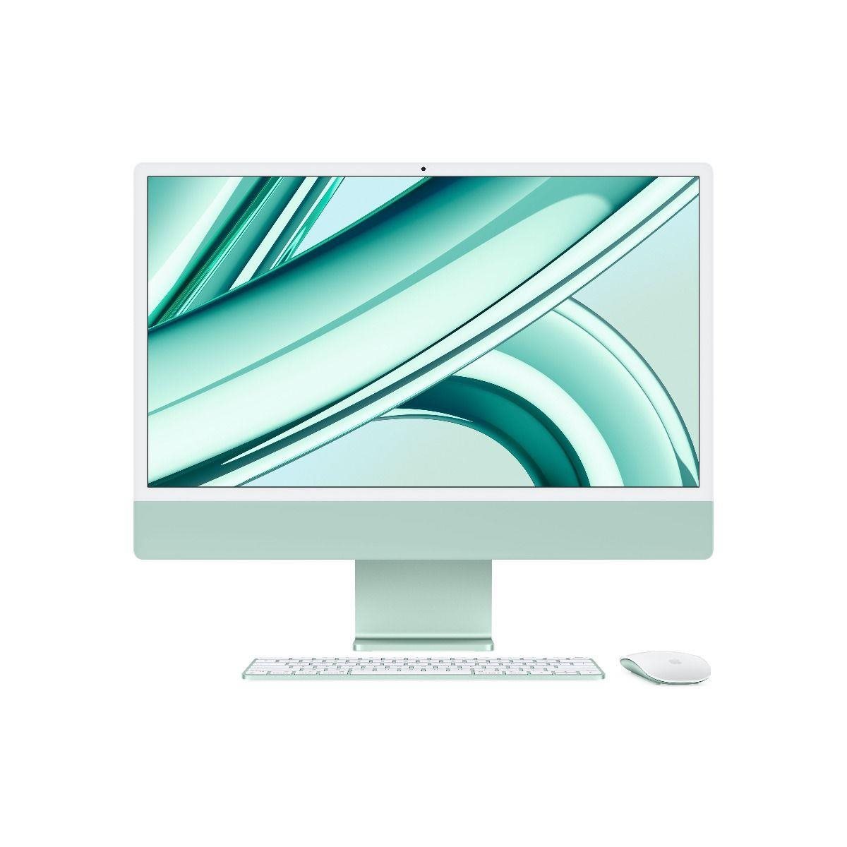 APPLE 24-inch iMac with Retina 4.5K display: M3 chip with 8-core CPU and 8-core GPU,  256GB SSD - Green0 