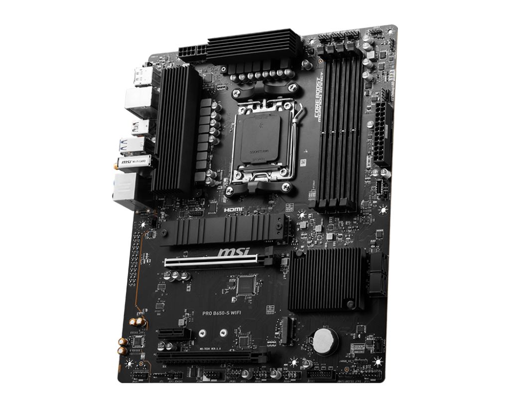 MSI MB Sc AM5 PRO B650-S WIFI,  AMD B650,  4xDDR5,  1xDP,  1xHDMI,  WI-FI0 
