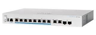 Cisco switch CBS350-8MP-2X-EU (8x2, 5GbE, 2x10GbE/ SFP+ combo, 8xPoE+, 4xPoE++, 240W) - REFRESH0 