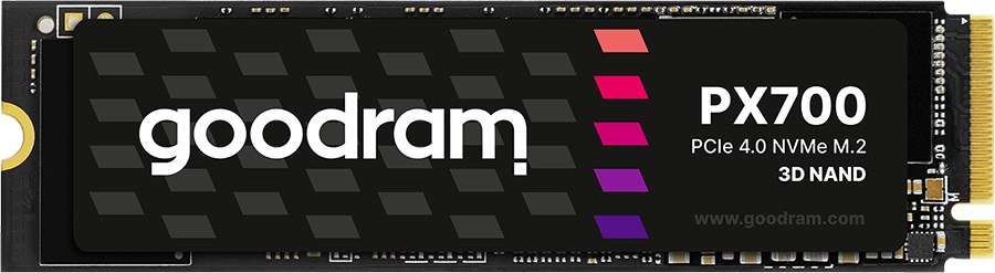 GOODRAM SSD PX700 1TB,  PCIe Gen4x4,  M.2 2280,  (R:74000/ W:6500MB/ s)1 