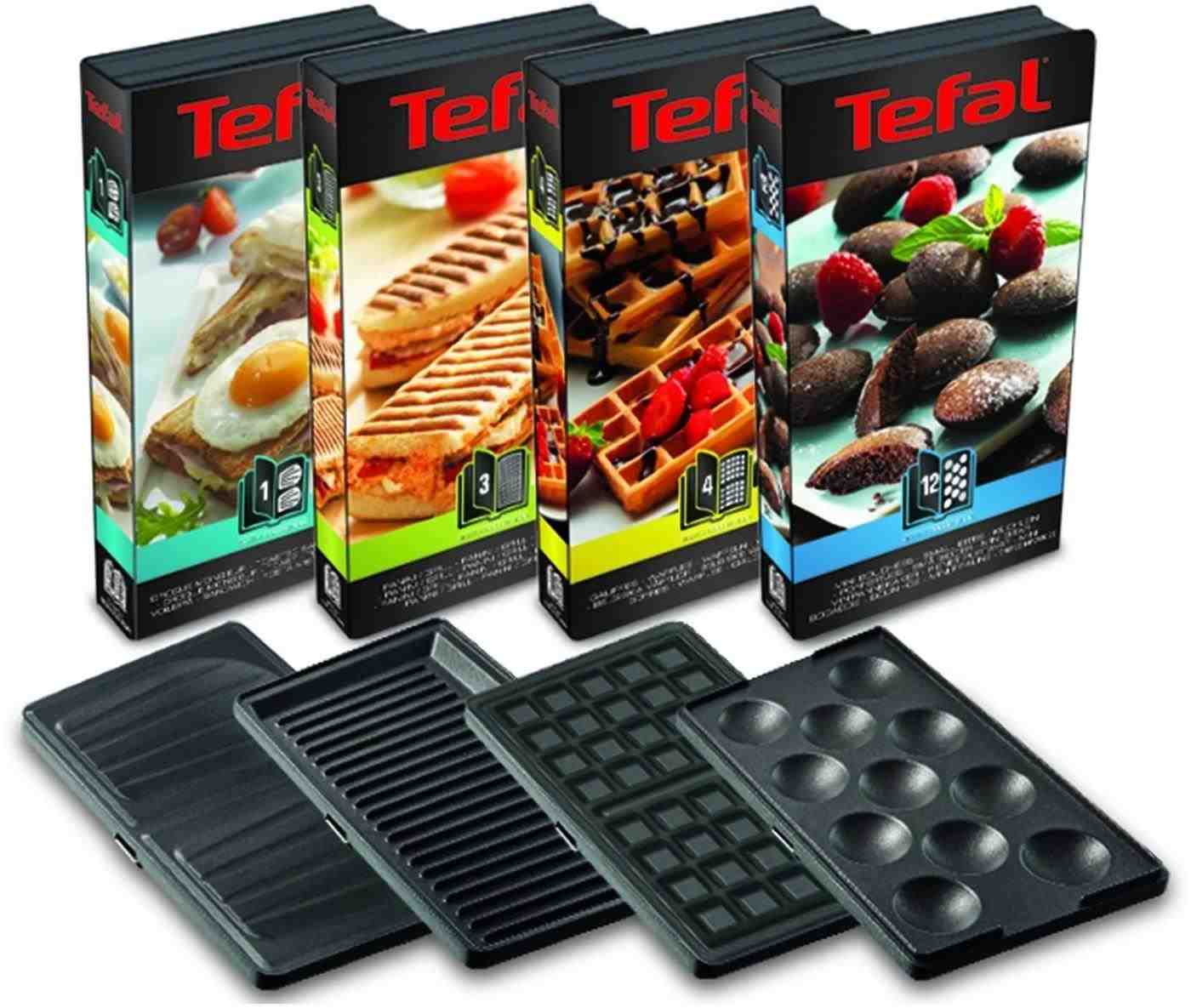 TEFAL SW854D16 Snack Collection 4v1 toustovač,  700 W,  vyměnitelné plotny,  indikátor připravenosti1 