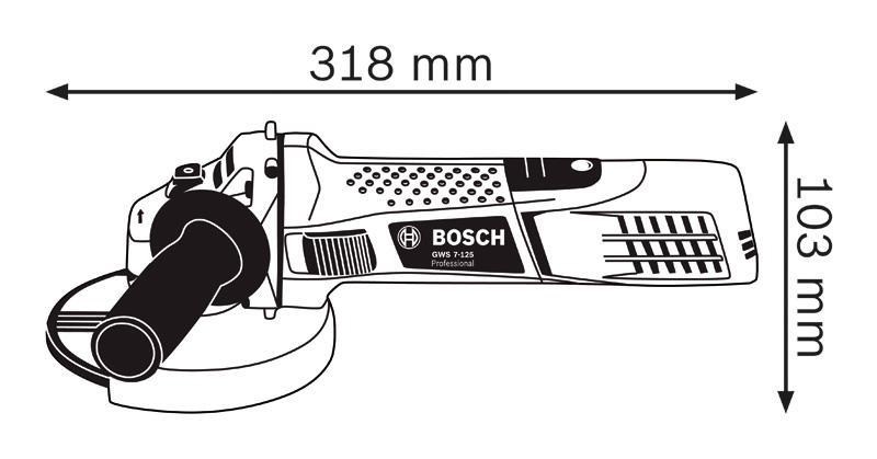 Bosch GWS 7-125 úhlová bruska1 