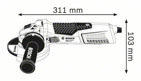 Bosch GWS 19-125 CIE,  Professional4 