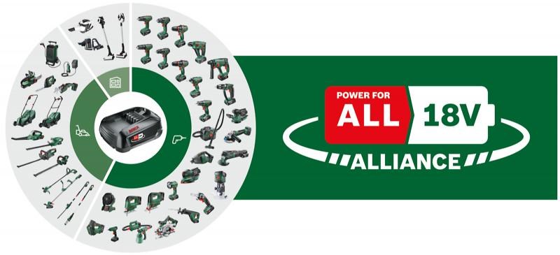 Bosch UniversalChainPole 18 akumulátorový teleskopický prořezávač větví,  řetěz Oregon,  automatické mazání,  ochrana lišty4 