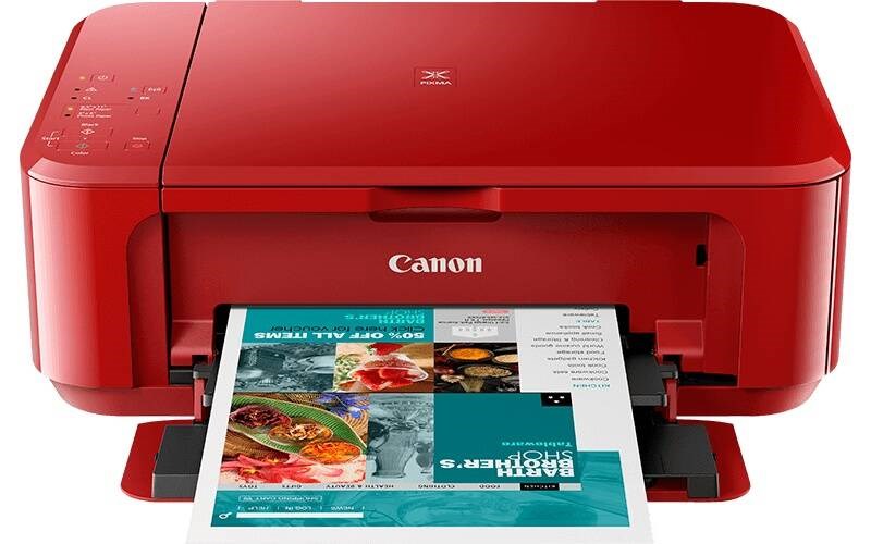 Canon PIXMA Tiskárna MG3650S červená - barevná,  MF (tisk, kopírka, sken, cloud),  duplex,  USB,  Wi-Fi1 