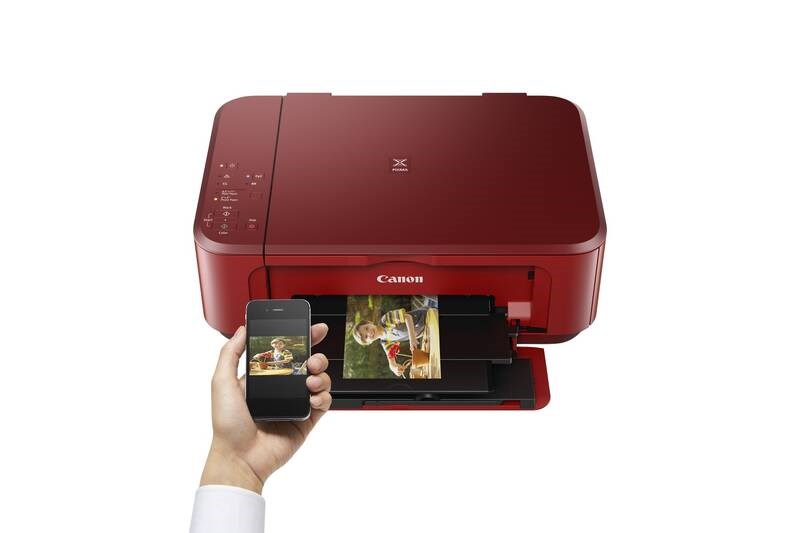 Canon PIXMA Tiskárna MG3650S červená - barevná,  MF (tisk, kopírka, sken, cloud),  duplex,  USB,  Wi-Fi2 