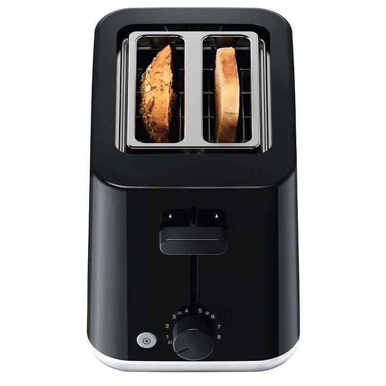 Braun HT1010BK topinkovač, 2 topinky, regulace opékání, opětovný ohřev, rozmrazování, černý0 