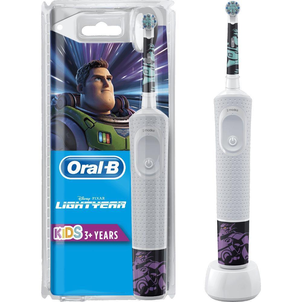 Oral-B Vitality D100 Kids Lightyear elektrický zubní kartáček,  oscilační,  2 režimy,  časovač2 