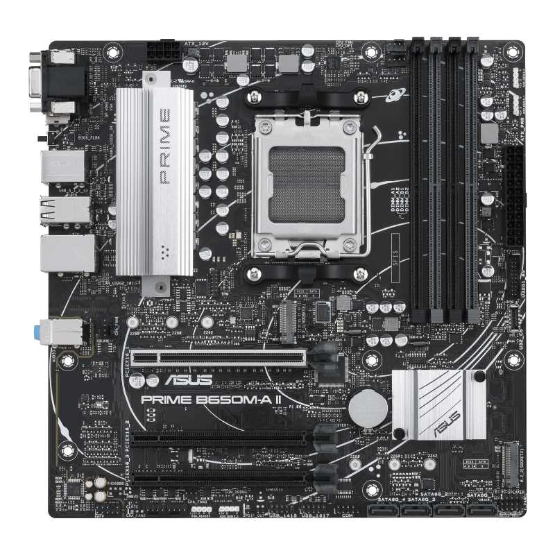 ASUS MB Sc AM5 PRIME B650M-A II-CSM,  AMD B650,  4xDDR5,  1xDP,  1xHDMI,  1xVGA,  mATX0 