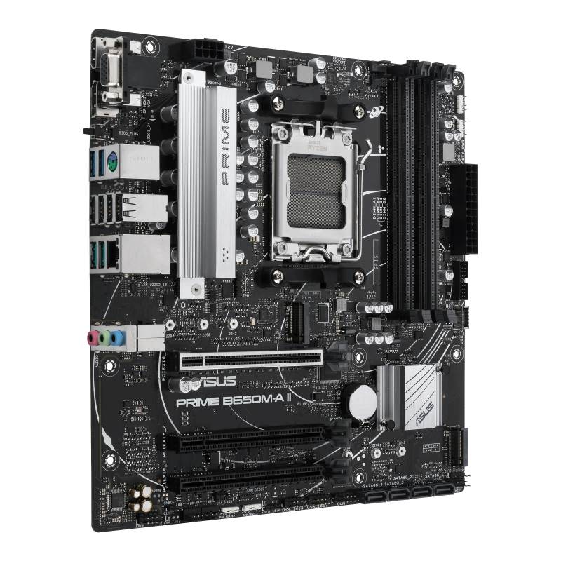 ASUS MB Sc AM5 PRIME B650M-A II-CSM,  AMD B650,  4xDDR5,  1xDP,  1xHDMI,  1xVGA,  mATX1 