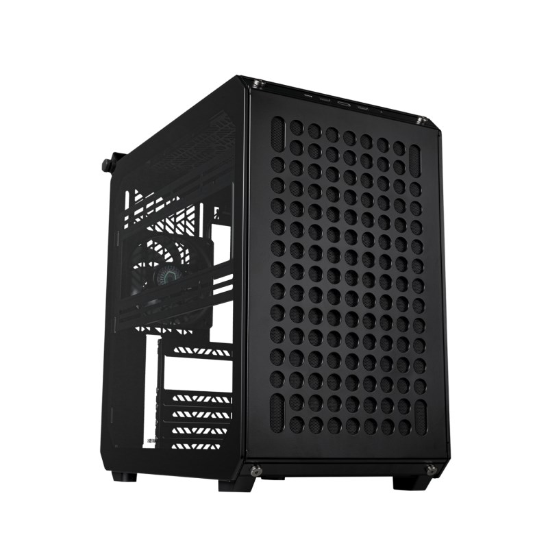 Cooler Master case Qube 500 Flatpack,  E-ATX,  Průhledná bočnice,  1x 120mm Fan,  Černá0 