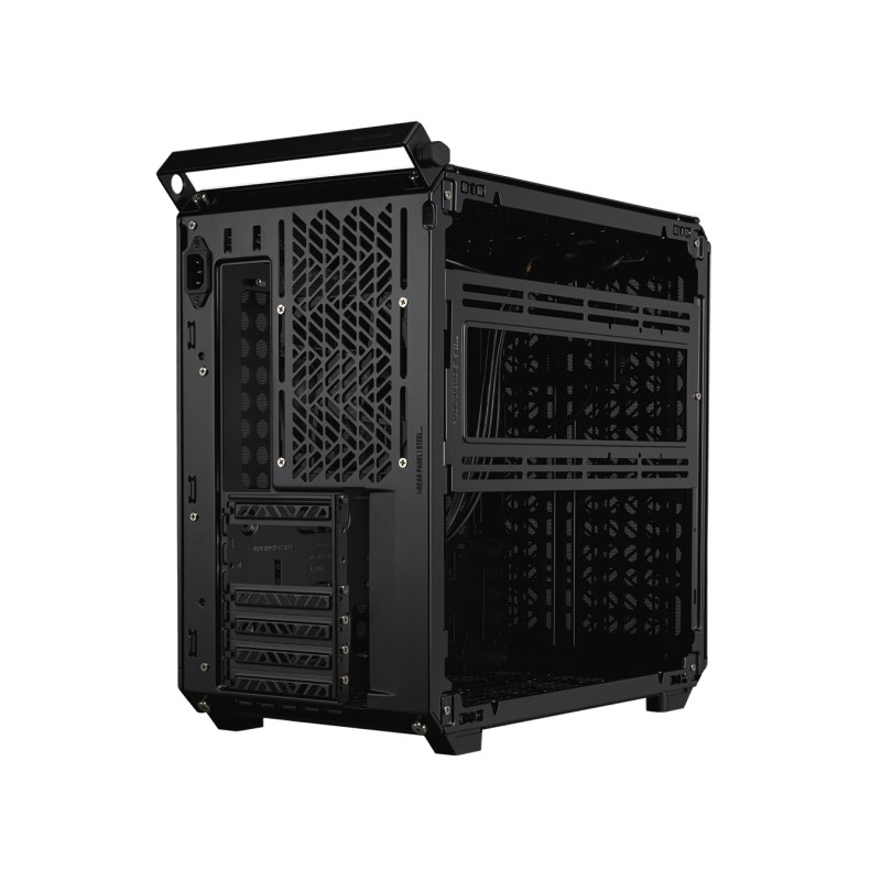 Cooler Master case Qube 500 Flatpack,  E-ATX,  Průhledná bočnice,  1x 120mm Fan,  Černá7 