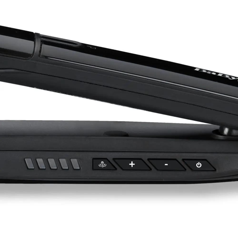 BaByliss ST496E žehlička na vlasy,  5 teplot,  LED indikátor,  napařování,  černá /  stříbrná3 