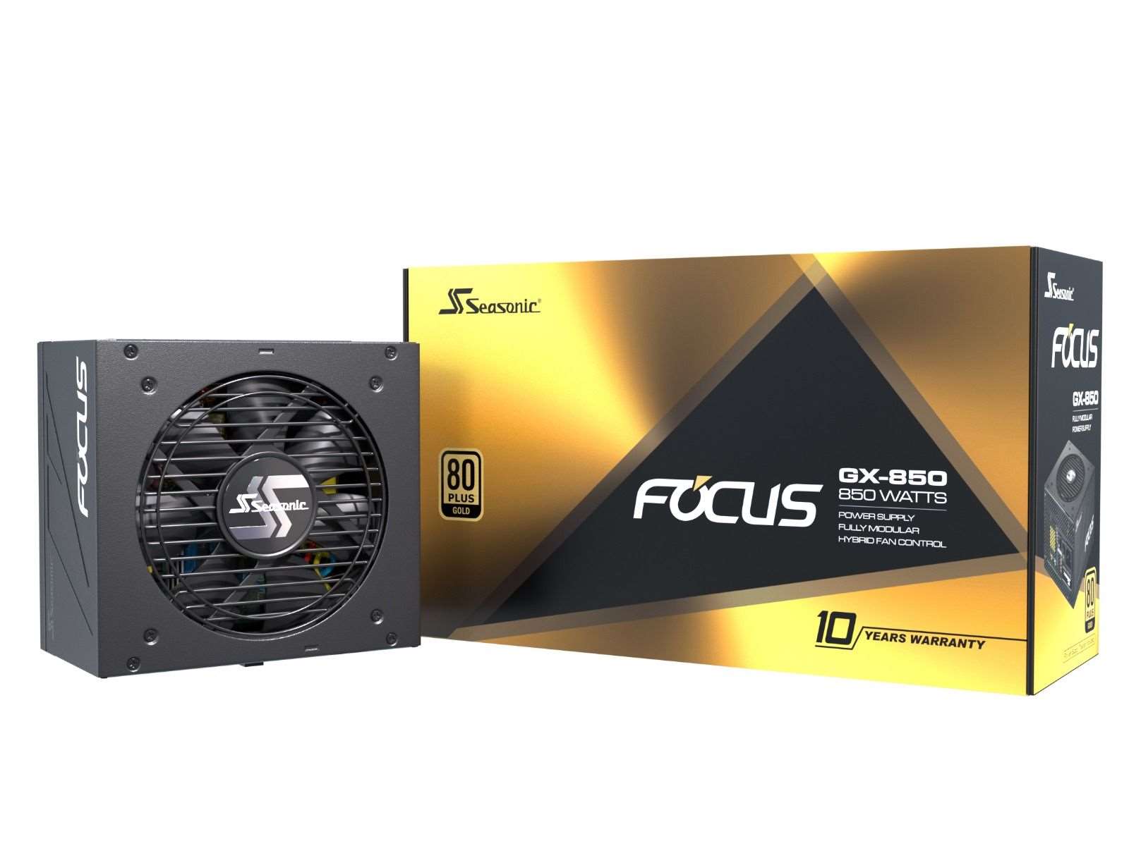 Zdroj 850W, SEASONIC FOCUS GX-850 ATX3.0 GOLD modular, retail3 