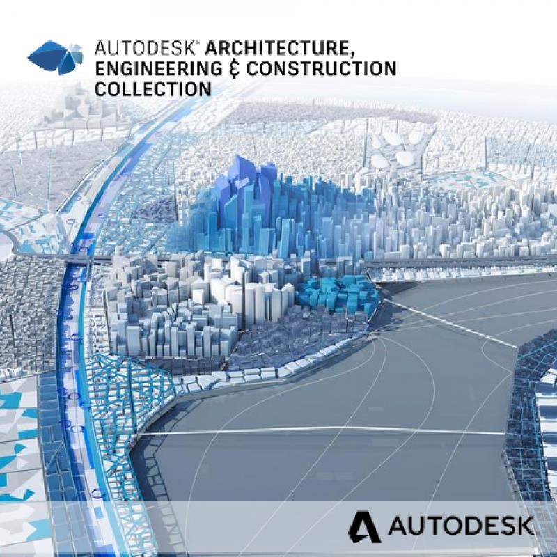 Autodesk Architecture,  Engineering & Construction Collection 2025,  1 komerční uživatel,  pronájem na 1 rok0 