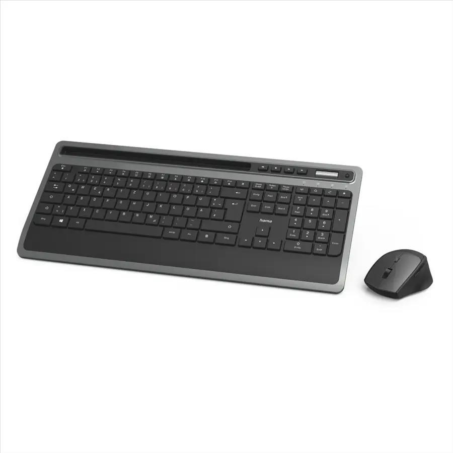 Hama set bezdrôtovej multimediálnej klávesnice a myši KMW-600,  antracitová/ čierna0 