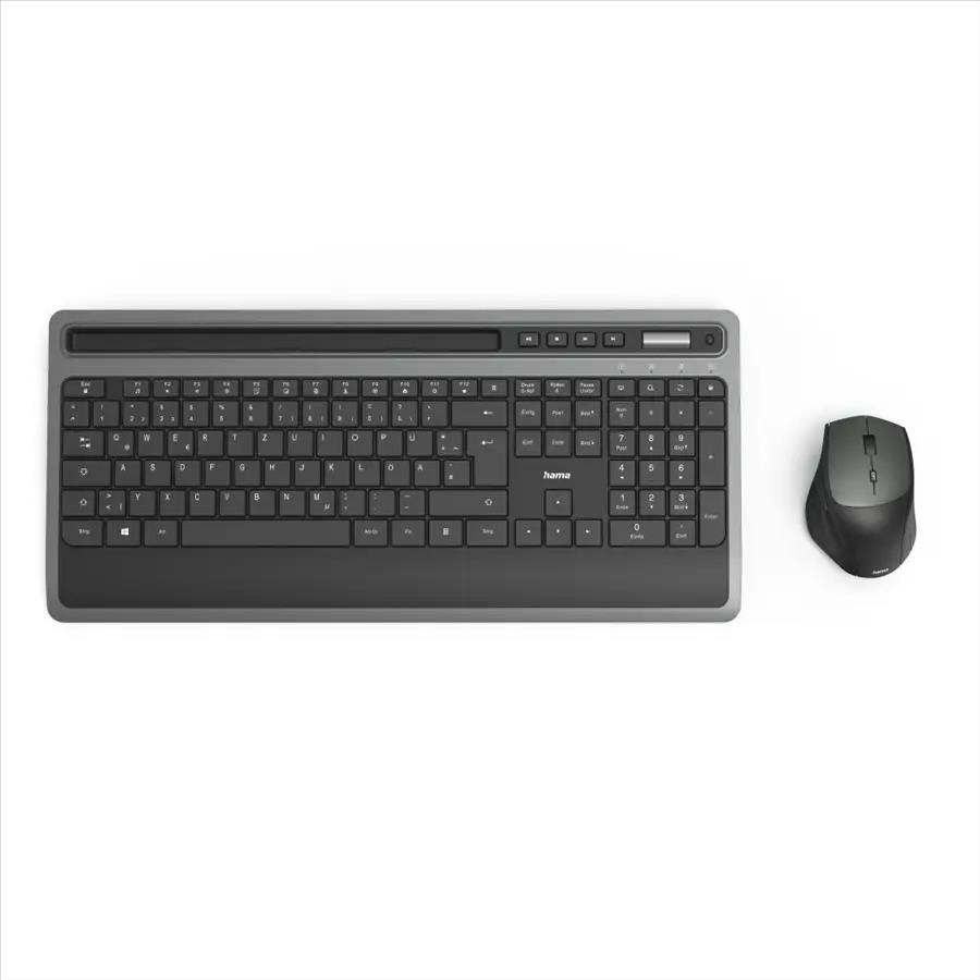 Hama set bezdrôtovej multimediálnej klávesnice a myši KMW-600,  antracitová/ čierna1 
