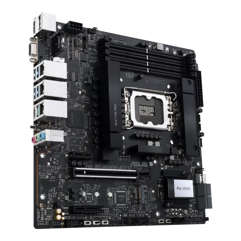 ASUS MB Sc LGA1700 PRO WS W680M-ACE SE,  Intel W680,  4xDDR5,  1xDP,  1xHDMI,  1xVGA,  1xmATX2 