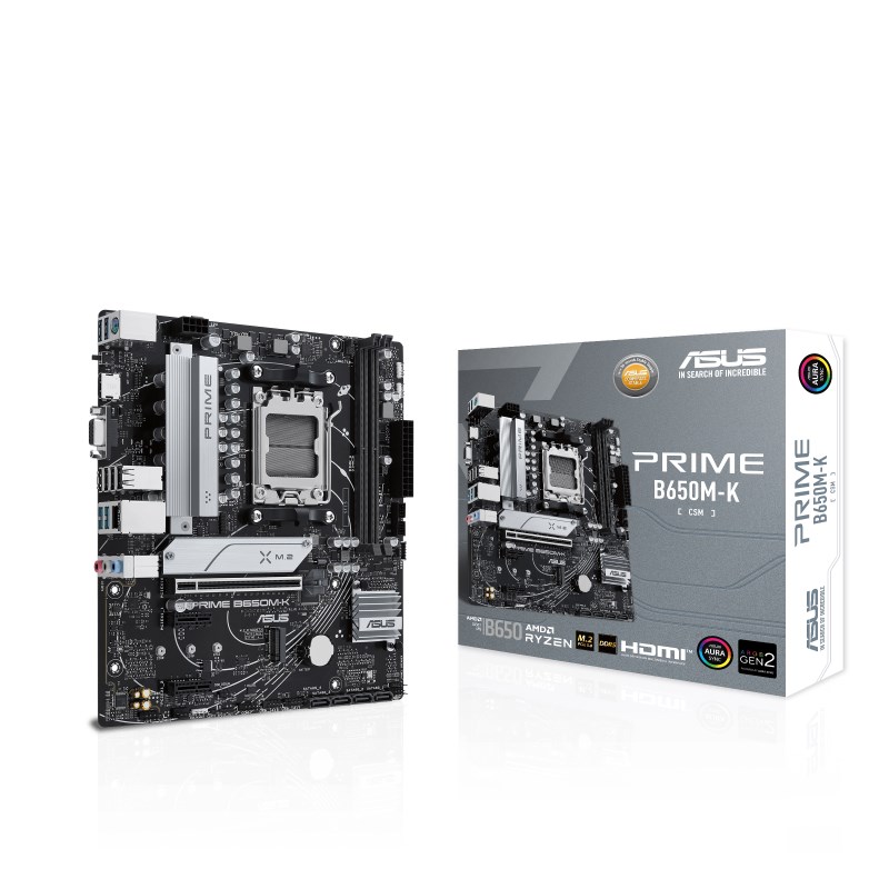 ASUS MB Sc AM5 PRIME B650M-K,  AMD B650,  2xDDR5,  1xVGA,  1xHDMI,  mATX1 