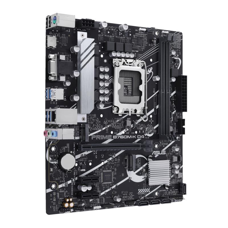 ASUS MB Sc LGA1700 PRIME B760M-K DDR4,  Intel B760,  2xDDR4,  1xHDMI,  1xVGA,  mATX2 