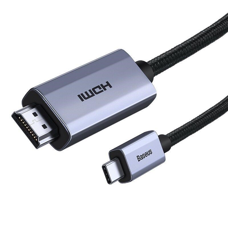 Baseus Graphene Series USB-C na HDMI 2.0, 4K 60Hz, kabel 1m, černá2 
