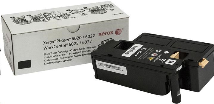 Xerox toner čierny pre Phaser 6020,  6022,  WorkCentre 6025,  6027 (2000 ks,  čierny)0 