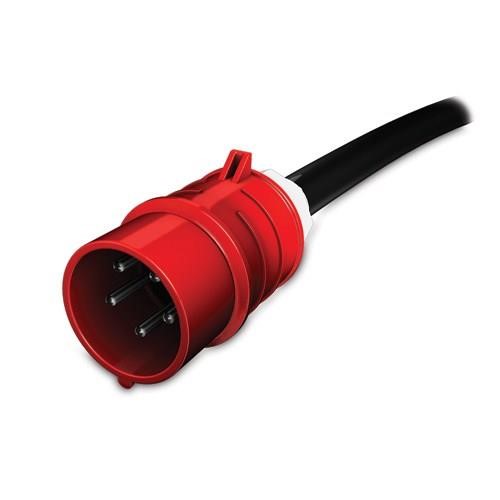 APC Rack PDU 2G,  merané podľa výstupu,  ZeroU,  11.0kW,  230V,  (21)C13 a (3)C19,  IEC-309 16A 3P+N+PE 1.8m2 
